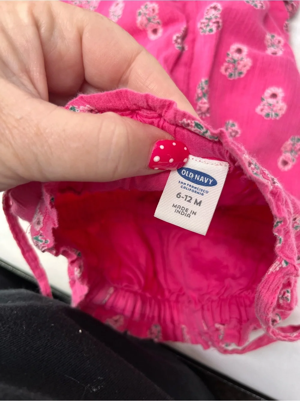 Old Navy Pink Floral Girls' Romper